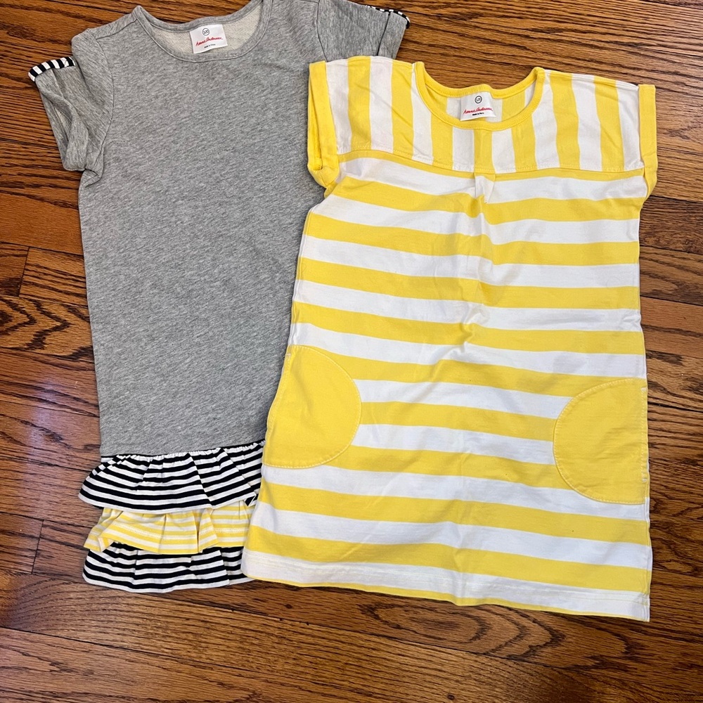 Bundle - 2 summer dresses size 6/7 Hanna Anderson . Excellent condition!